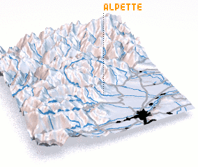 3d view of Alpette