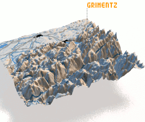 3d view of Grimentz