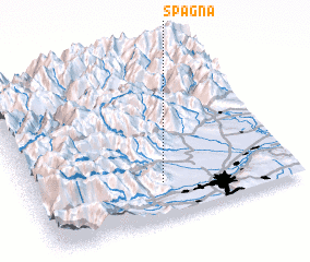 3d view of Spagna
