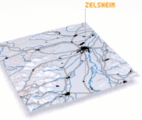 3d view of Zelsheim