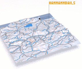 3d view of Hammam MʼBaïls