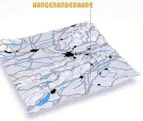 3d view of Wangen an der Aare