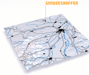 3d view of Gundershoffen