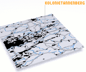 3d view of Kolonie Tannenberg