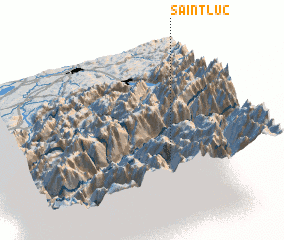 3d view of Saint-Luc