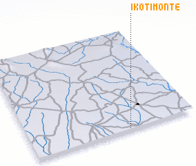 3d view of Ikot Imonte