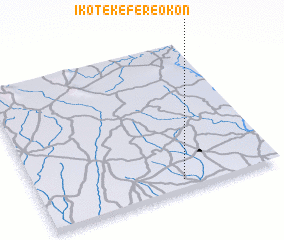 3d view of Ikot Ekefere Okon