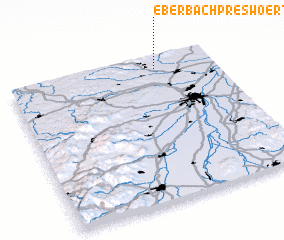 3d view of Eberbach-près-Woerth