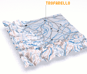 3d view of Trofarello