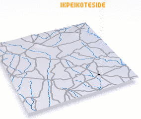 3d view of Ikpe Ikot Eside