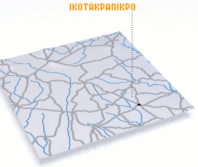 3d view of Ikot Akpan Ikpo