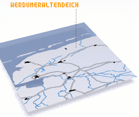 3d view of Werdumeraltendeich