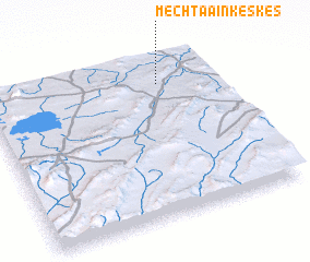 3d view of Mechta ʼAïn Keskês