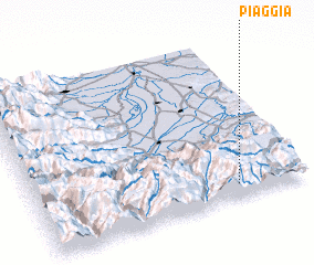 3d view of Piaggia