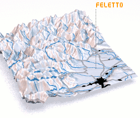 3d view of Feletto