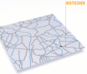 3d view of Ikot Esien