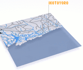 3d view of Ikot Oyoro