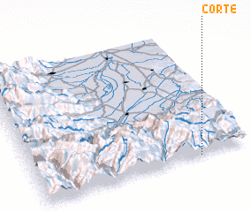 3d view of Corte