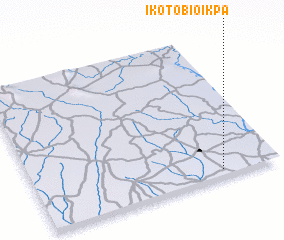 3d view of Ikot Obio Ikpa