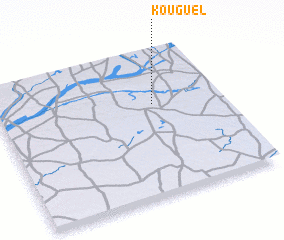 3d view of Kouguél