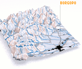 3d view of Borgo Po