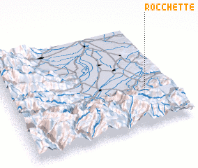 3d view of Rocchette