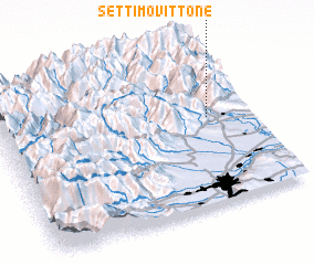 3d view of Settimo Vittone