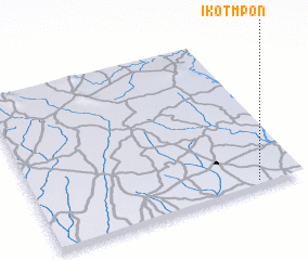 3d view of Ikot Mpon