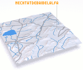 3d view of Mechtat Debaïb el Alfa