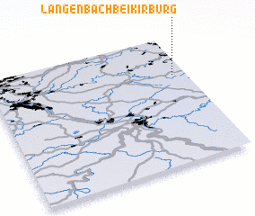 3d view of Langenbach bei Kirburg