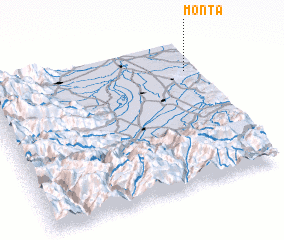 3d view of Montà