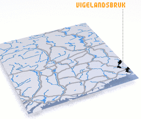 3d view of Vigelandsbruk