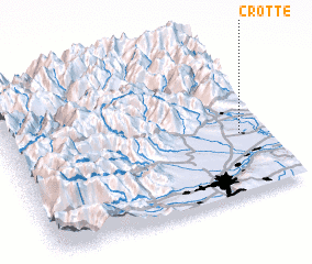 3d view of Crotte