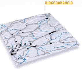 3d view of Bingen am Rhein