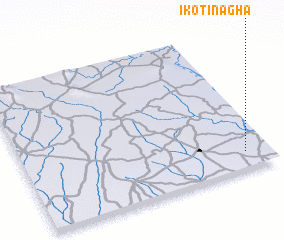 3d view of Ikot Inagha