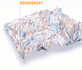 3d view of Bāgh-e Dasht