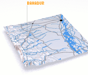 3d view of Bahādur