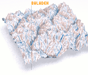 3d view of Bālādeh