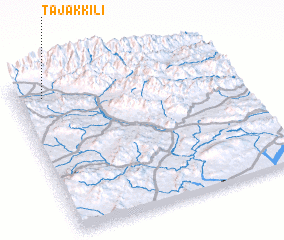 3d view of Tajak Kili