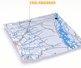 3d view of Spālmai Karam