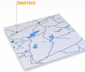 3d view of Zhanteke