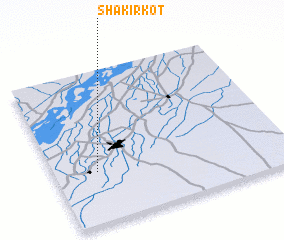 3d view of Shākir Kot