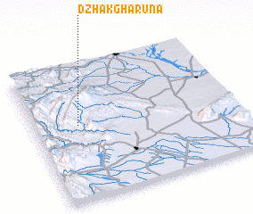 3d view of Dzhak Gharuna