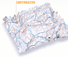 3d view of Sary-Magzor