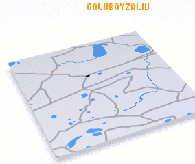 3d view of Goluboy Zaliv