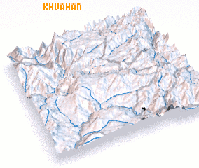 3d view of Khvāhān