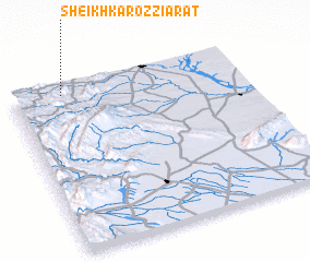 3d view of Sheikh Karoz Ziārat