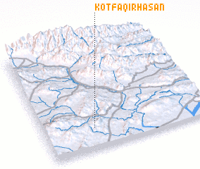 3d view of Kot Faqīr Hasan