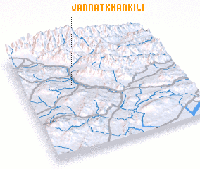 3d view of Jannat Khān Kili