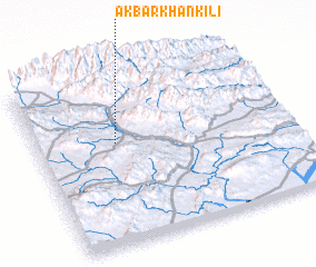 3d view of Akbar Khān Kili